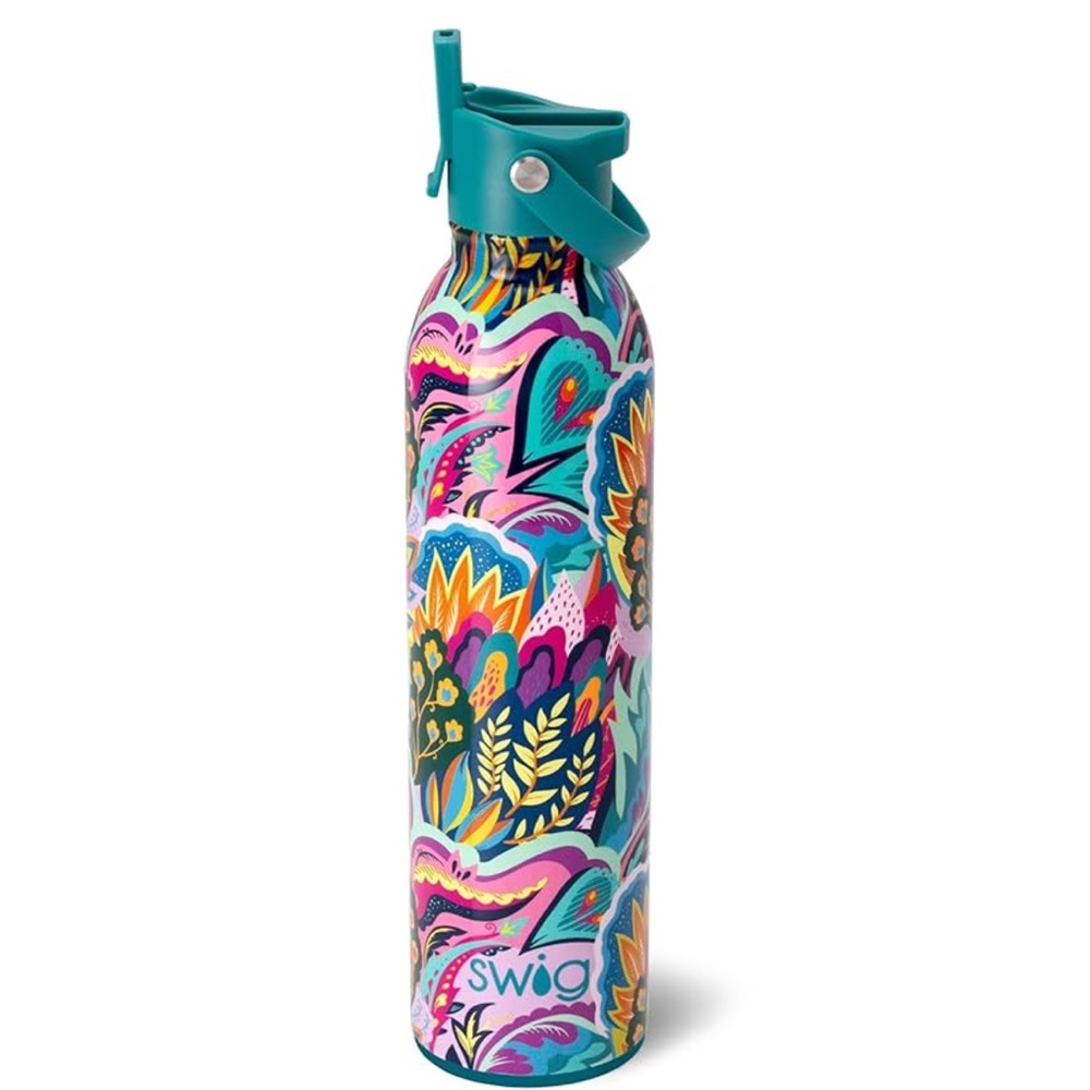 Swig Life 26oz Flip + Sip Insulated Tumbler W Handle in Bazaar Print